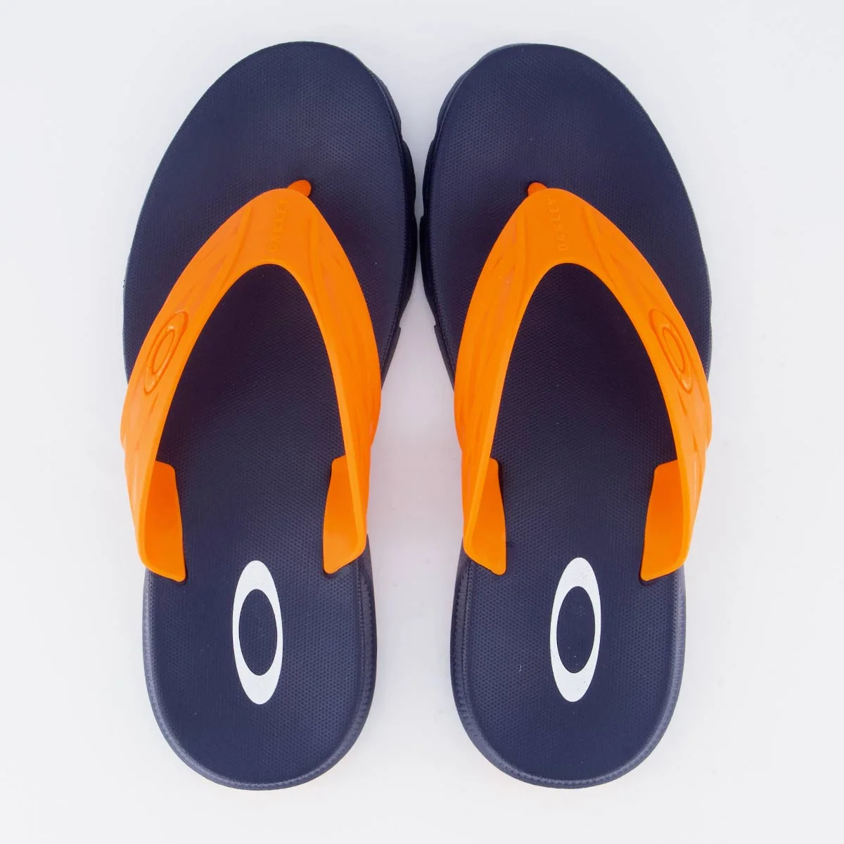 Chinelo Oakley Raptor Preto e Laranja