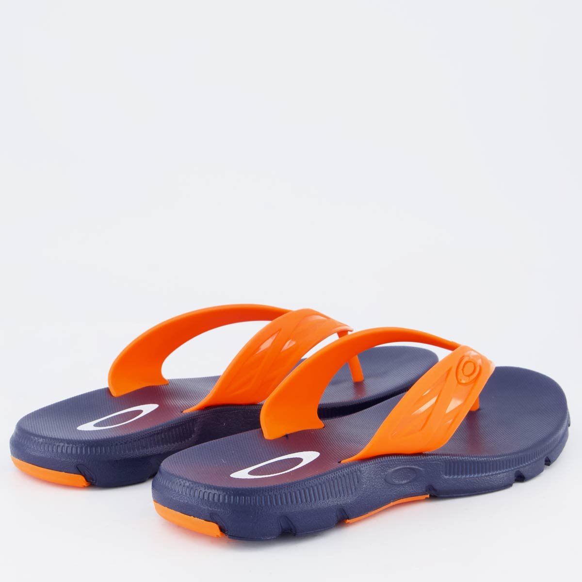 Chinelo Oakley Raptor Preto e Laranja Laranja 4