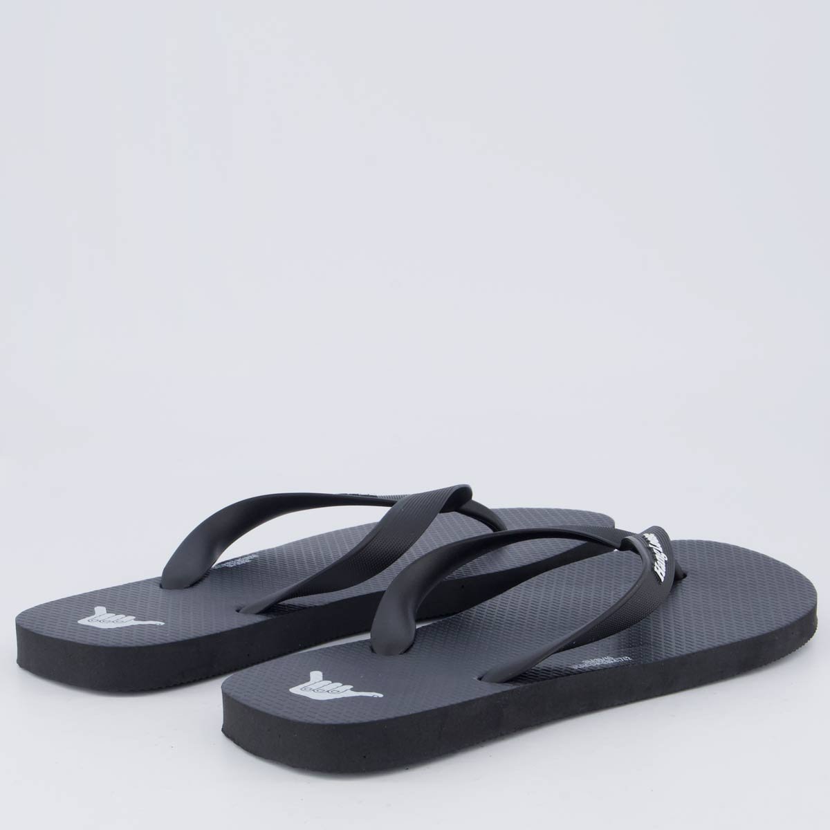 Chinelo Hang Loose Basic Preto Preto 4