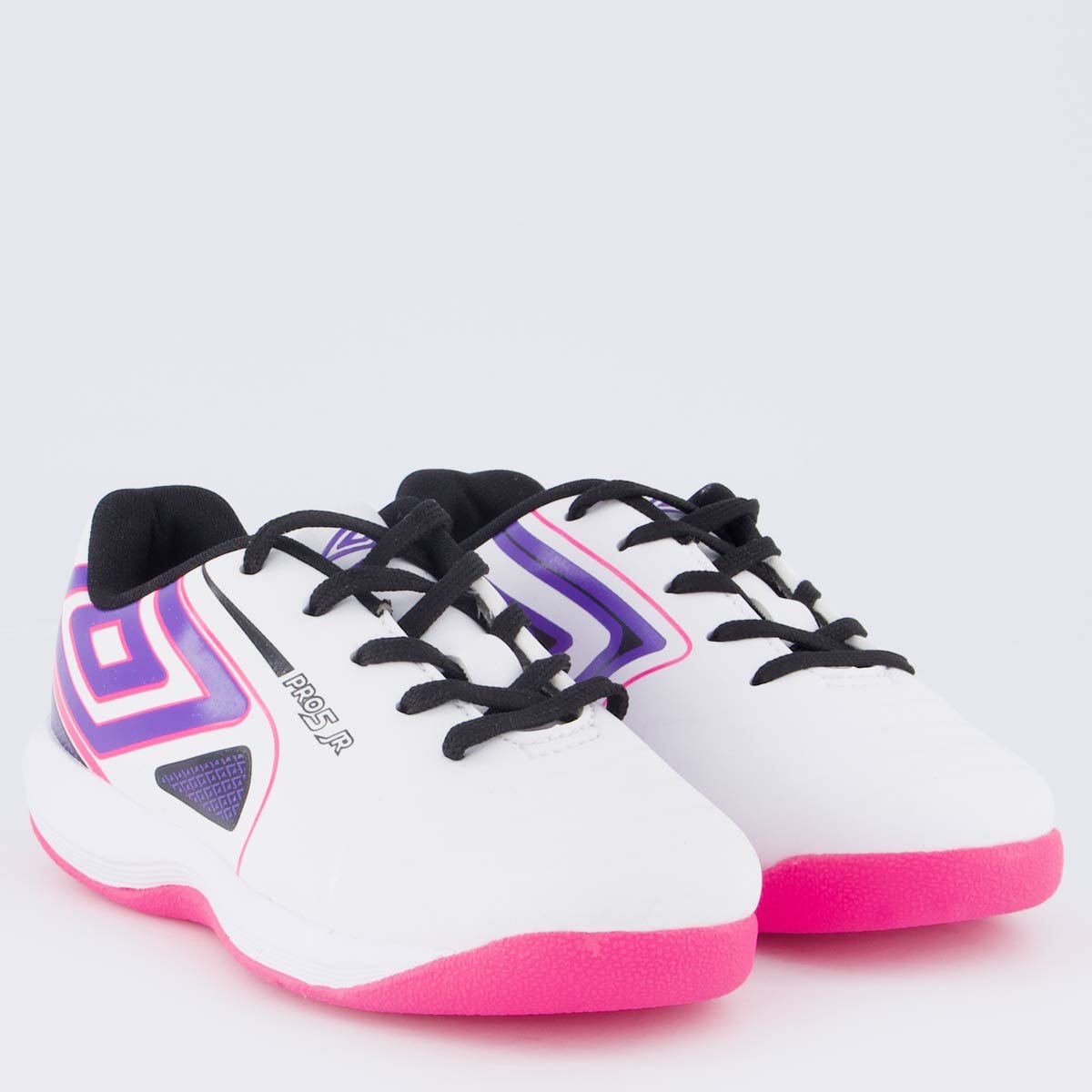 Chuteira Umbro Pro 5 Futsal Juvenil Branca Branco 2