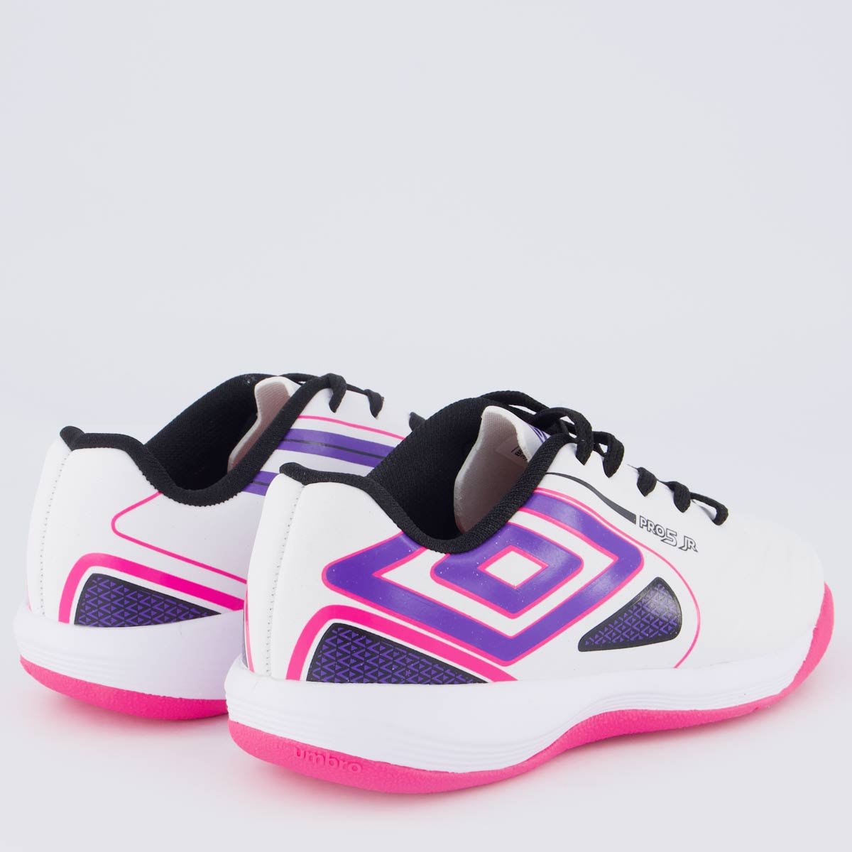 Chuteira Umbro Pro 5 Futsal Juvenil Branca Branco 3
