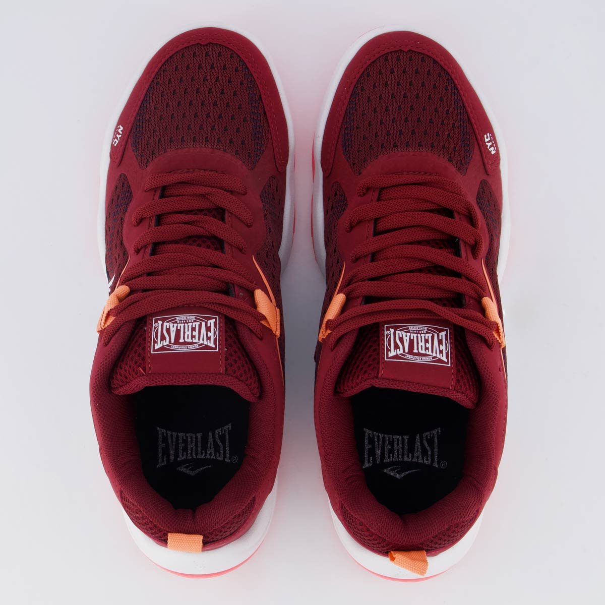 Tênis Everlast Forceknit Low Feminino Bordô Vermelho 4