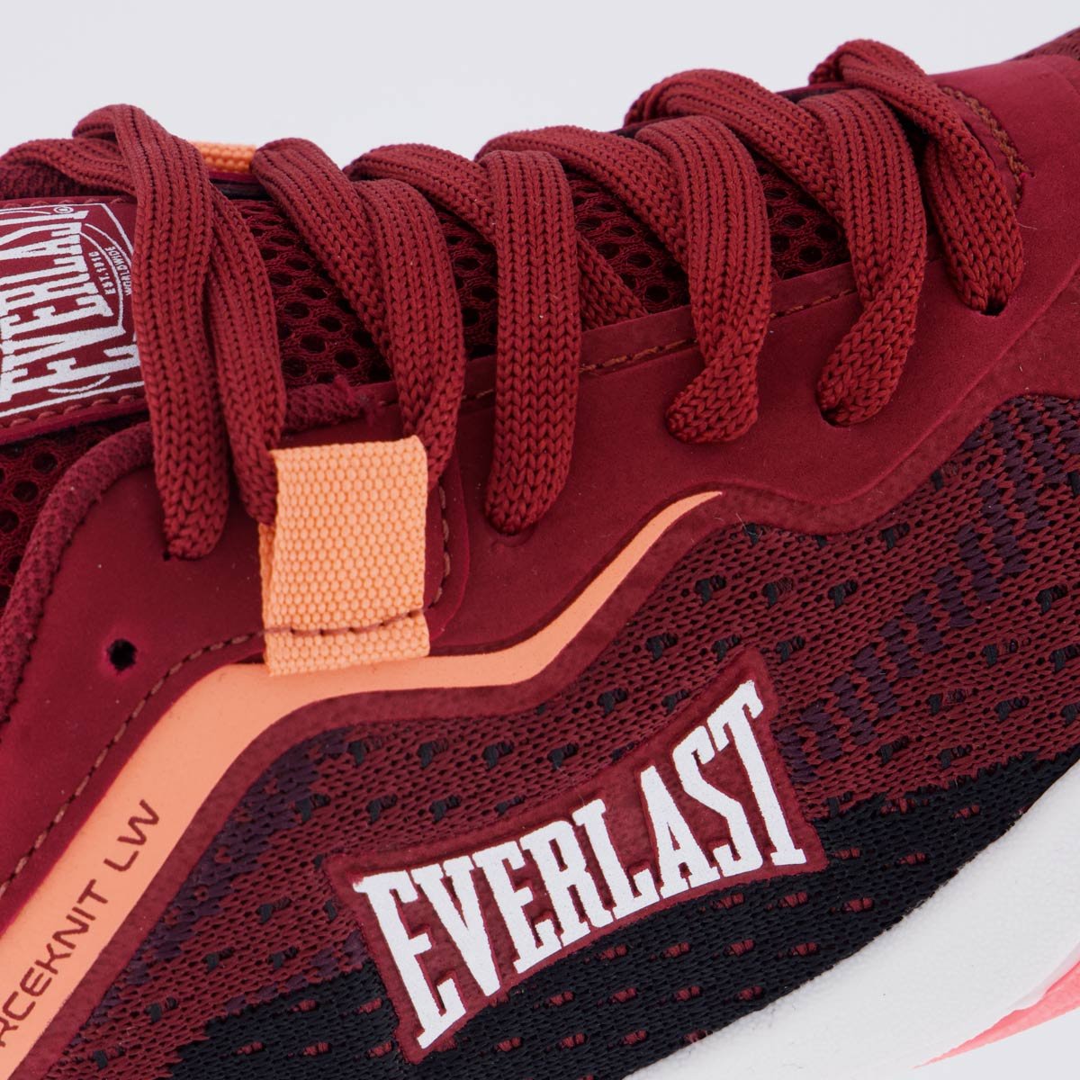 Tênis Everlast Forceknit Low Feminino Bordô Vermelho 7