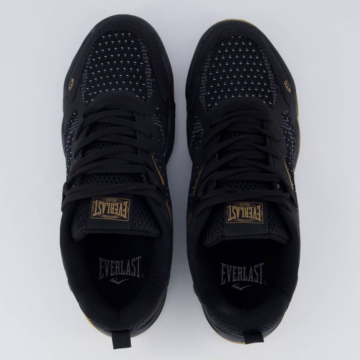 Tênis Everlast Forceknit Low Preto e Dourado Preto 4