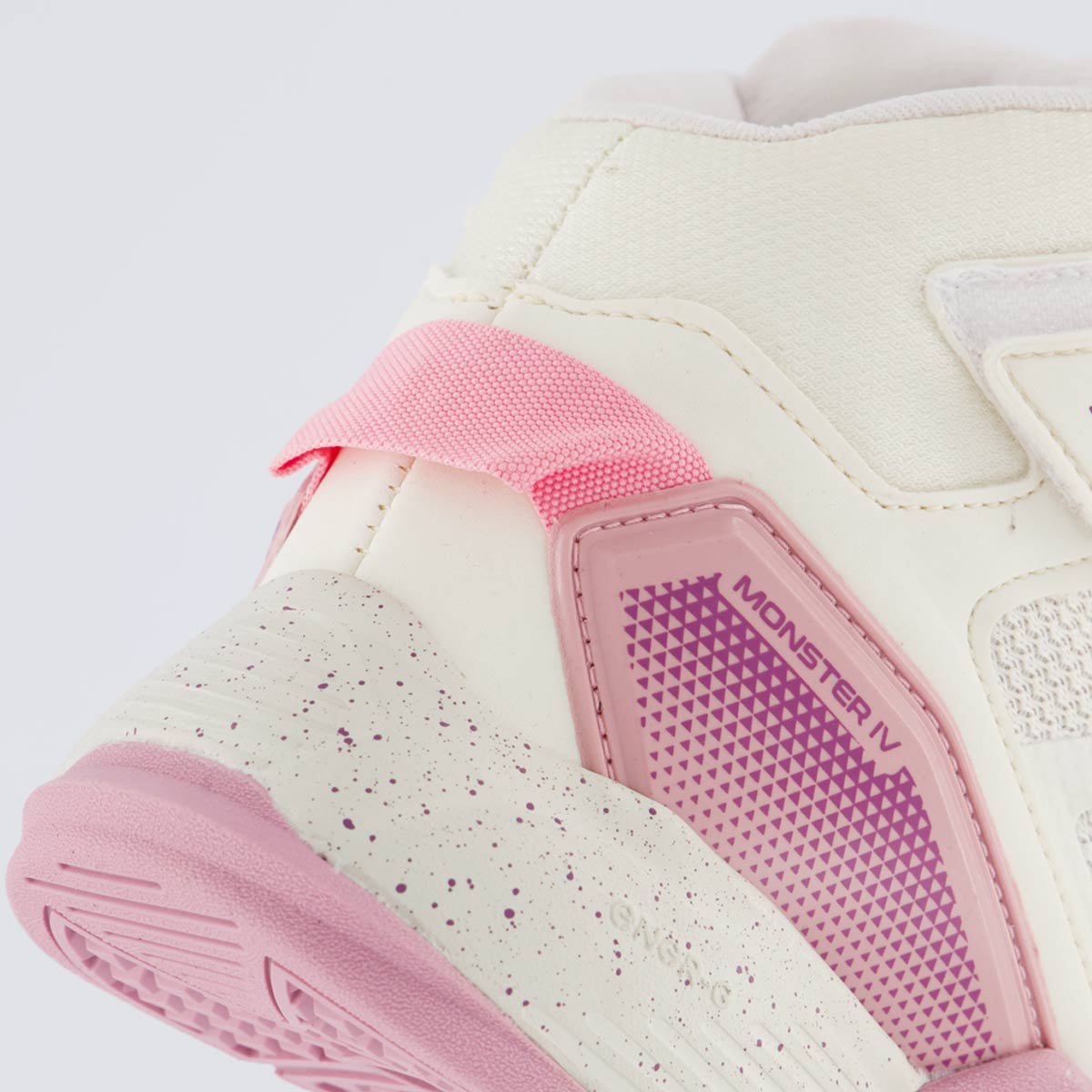 Tênis Everlast Monster 4 Feminino Off White e Rosa Bege 6