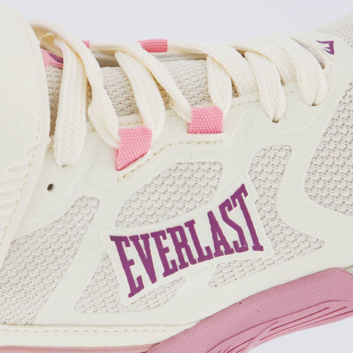 Tênis Everlast Monster 4 Feminino Off White e Rosa Bege 7