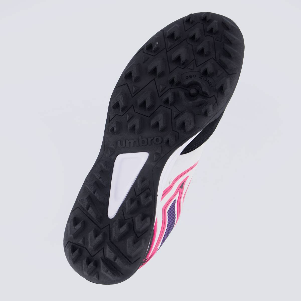 Chuteira Umbro Pro 5 Bump Club Society Branca e Preta Branco 5