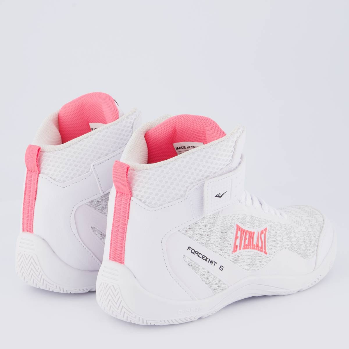 Tênis Everlast Forceknit 6 Feminino Branco e Rosa Branco 3