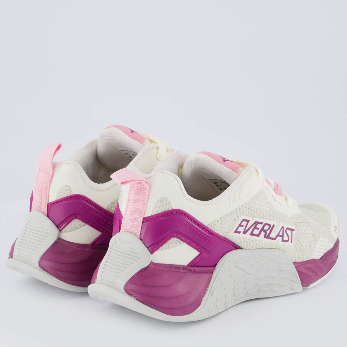 Tênis Everlast Climber Ultra Feminino Bege e Roxo Bege 3