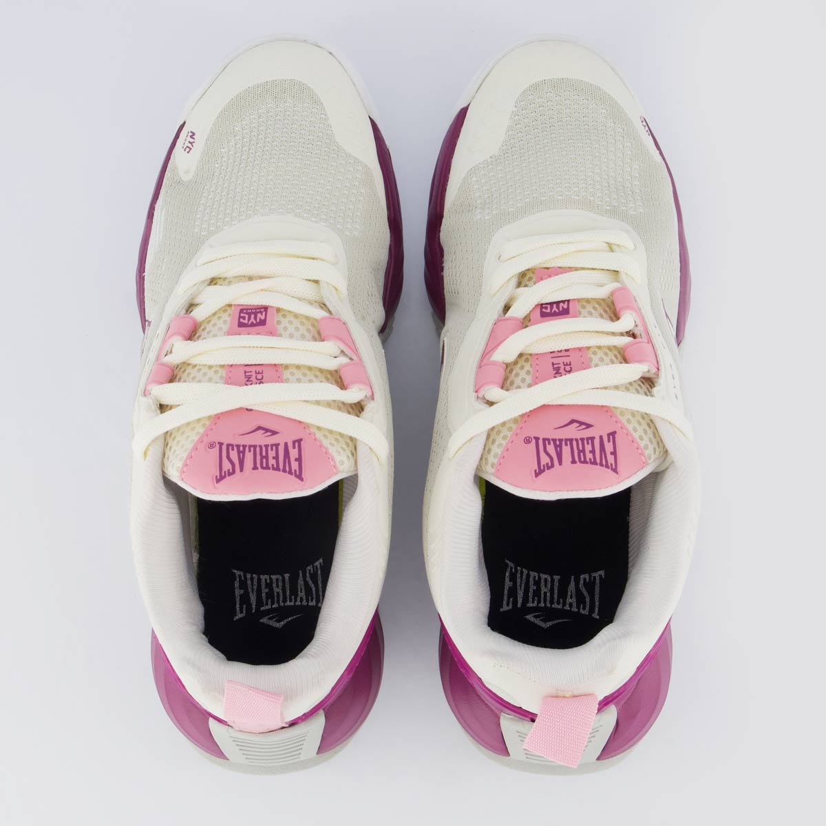 Tênis Everlast Climber Ultra Feminino Bege e Roxo Bege 4