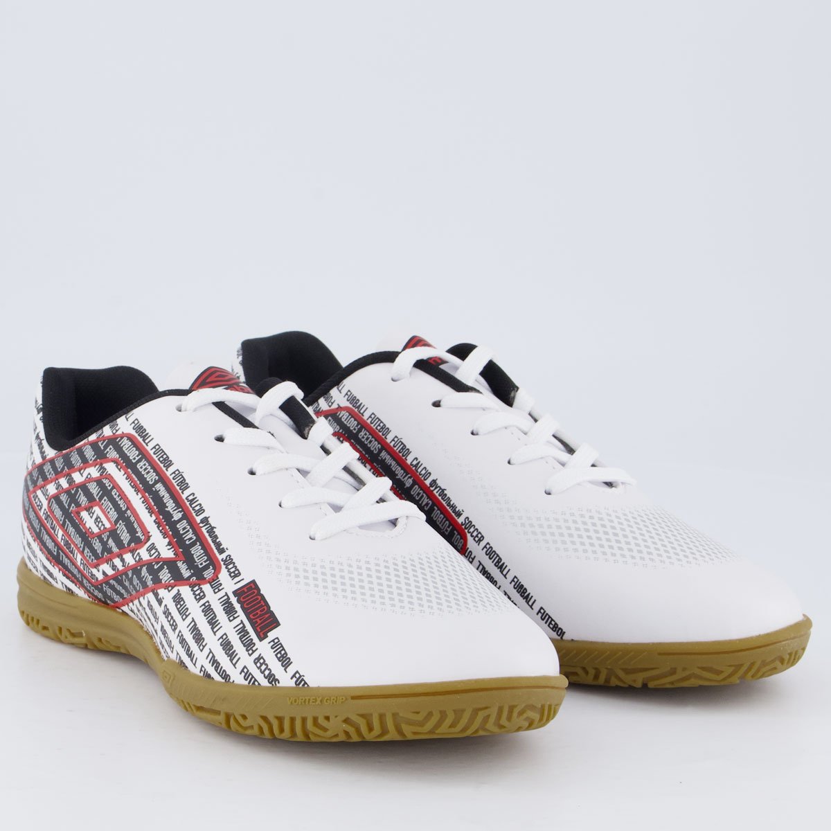 Chuteira Umbro Football Futsal Juvenil Branca Branco 2