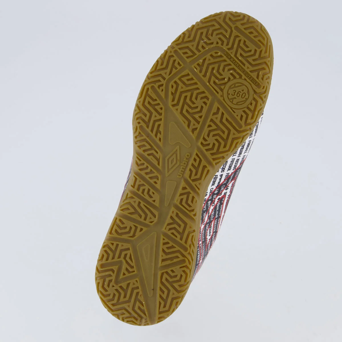 Chuteira Umbro Football Futsal Juvenil Branca Branco 5