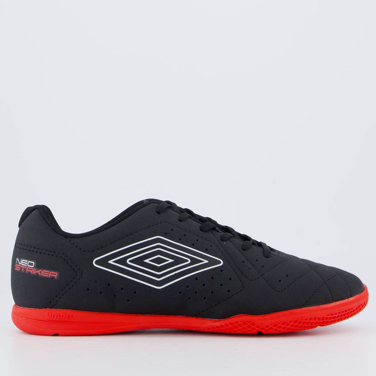 Chuteira Umbro Neo Striker Futsal I Preta e Vermelha