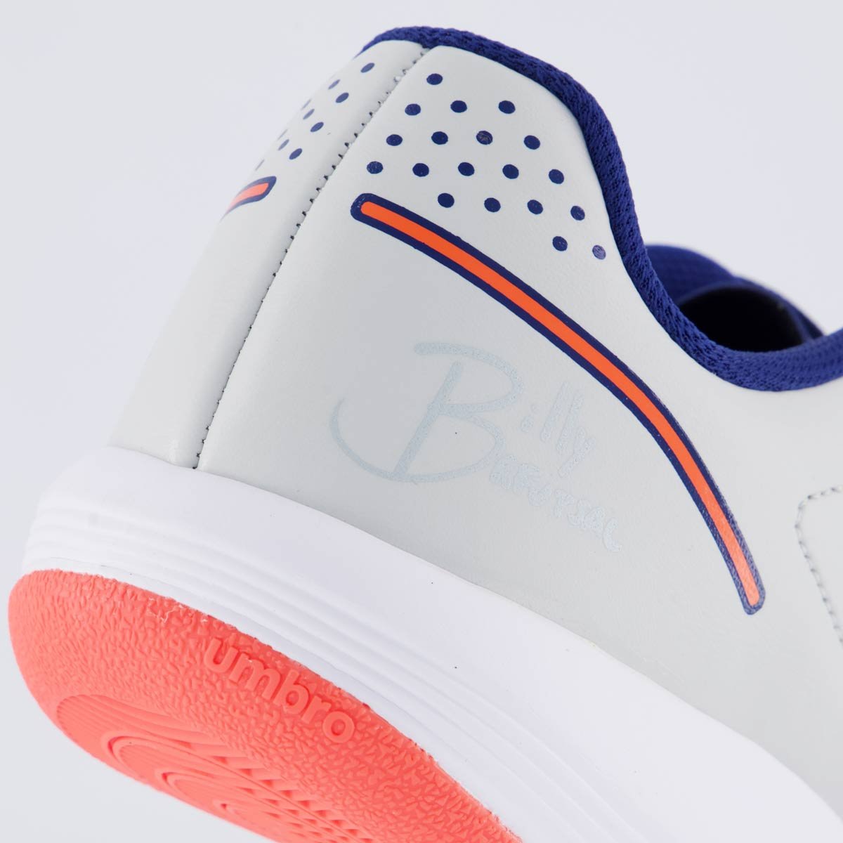 Chuteira Umbro BR Futsal Juvenil Cinza Branco 6