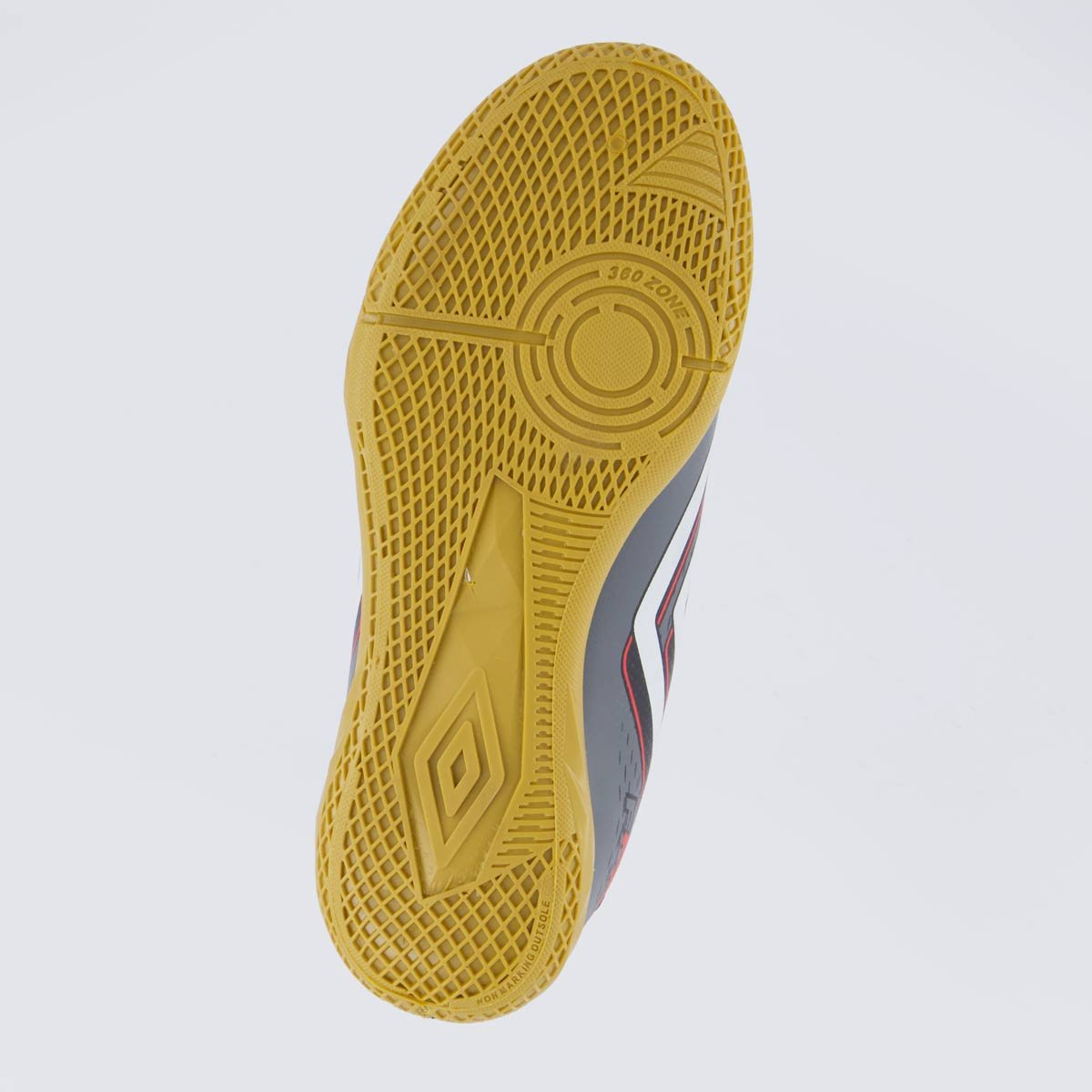 Chuteira Umbro Fast II Futsal Juvenil Cinza Cinza 5