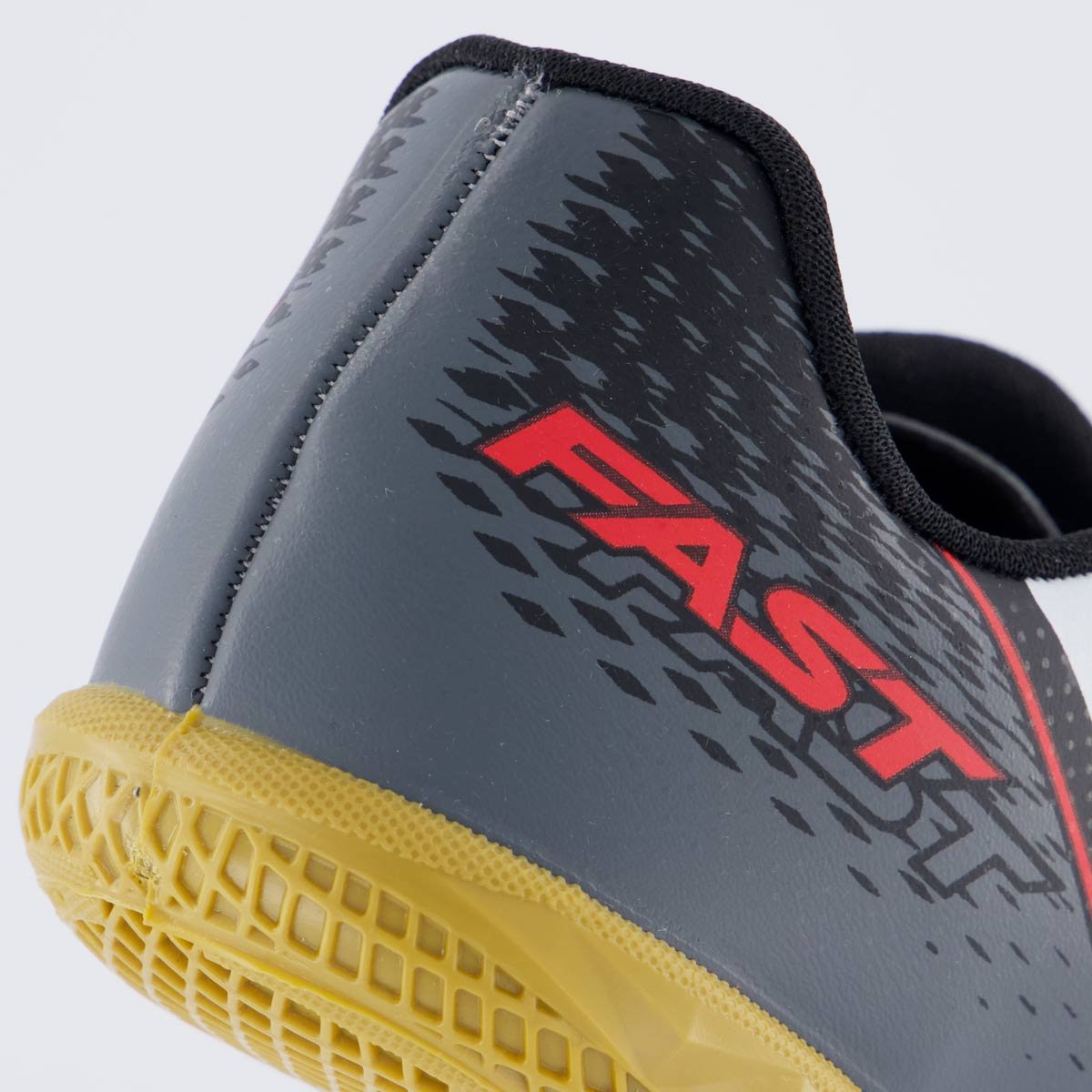 Chuteira Umbro Fast II Futsal Juvenil Cinza Cinza 6