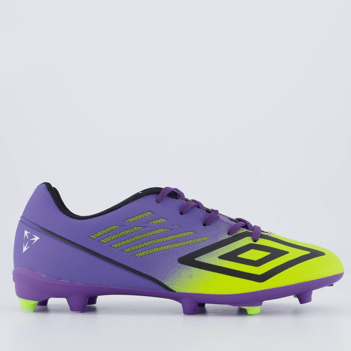Chuteira Umbro Velocita Décimo Club Campo Roxa e Verde Roxo/Verde 1
