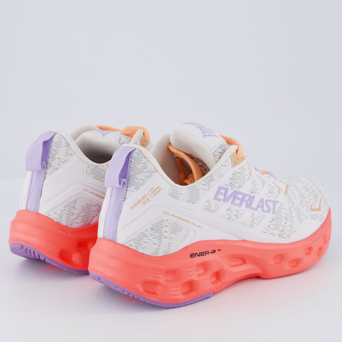 Tênis Everlast Climber Run Feminino Branco e Rosa Branco 3