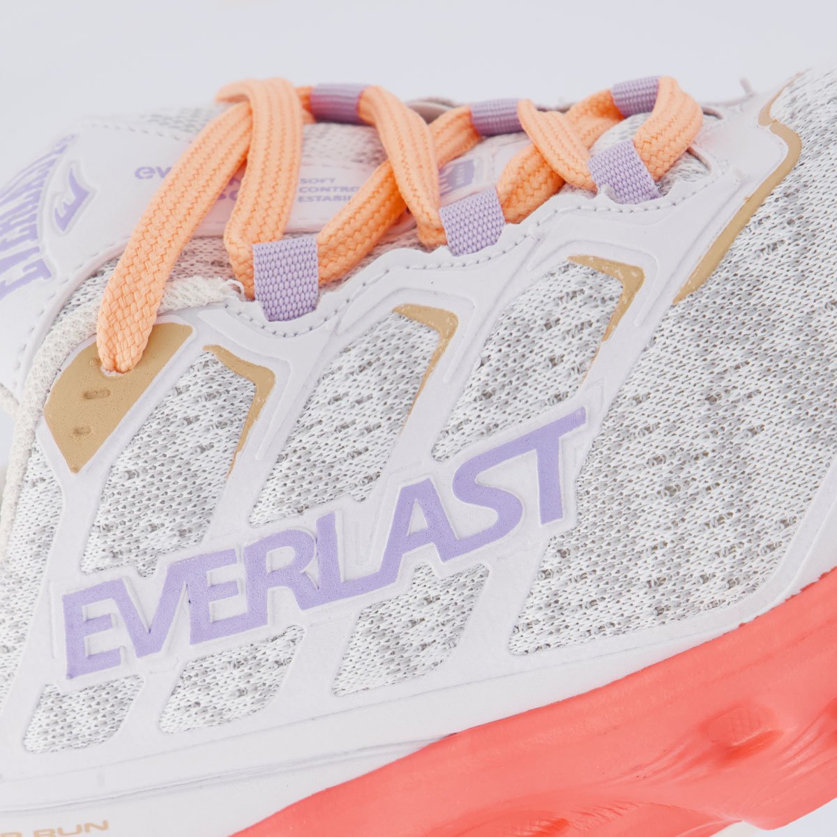 Tênis Everlast Climber Run Feminino Branco e Rosa Branco 7