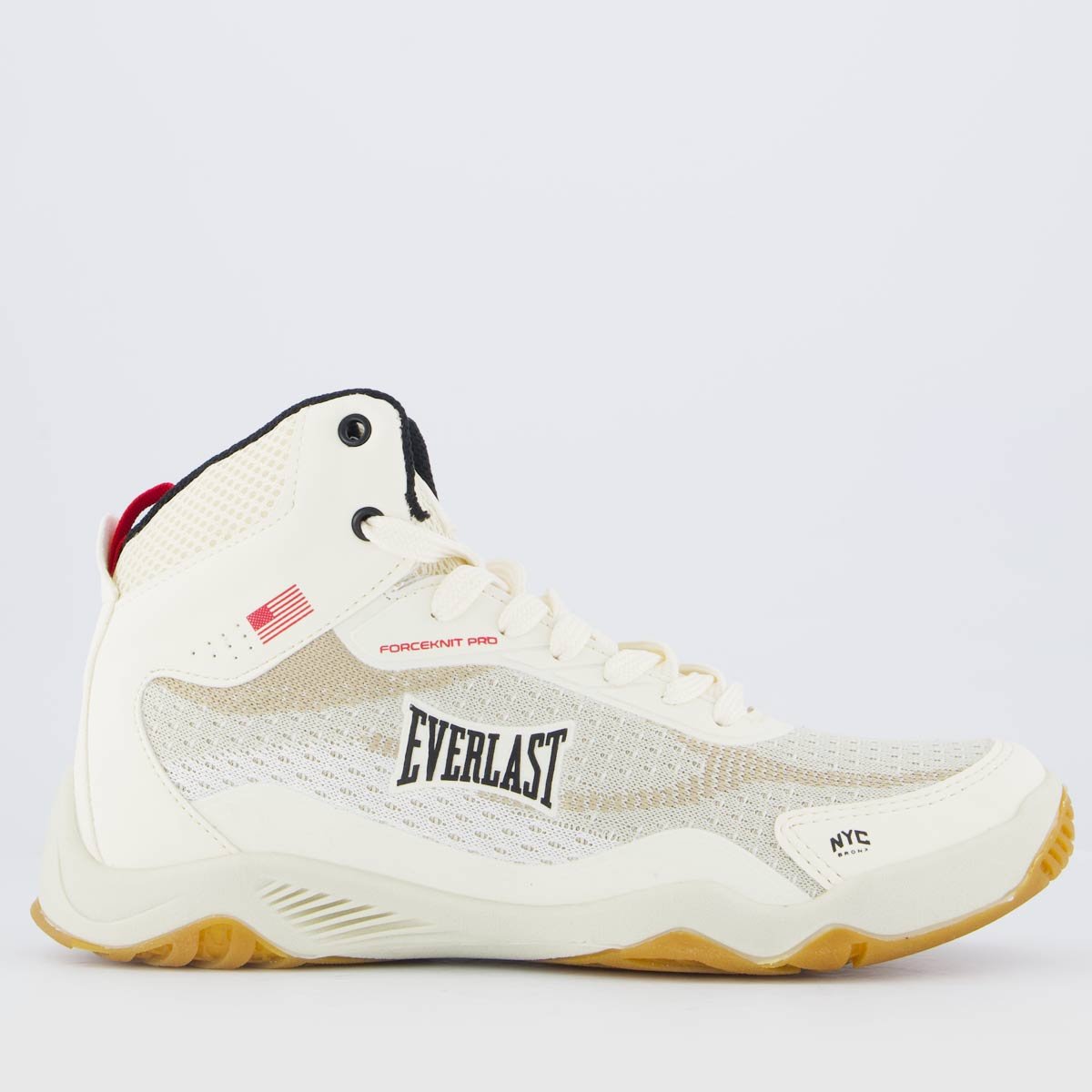 Tênis Everlast Forceknit Pro Bege Bege 1