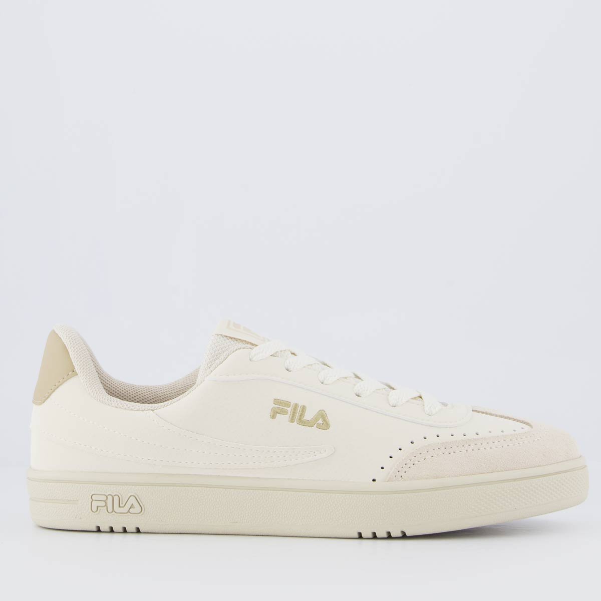 Tênis Fila Court 80 Feminino Bege Bege 1