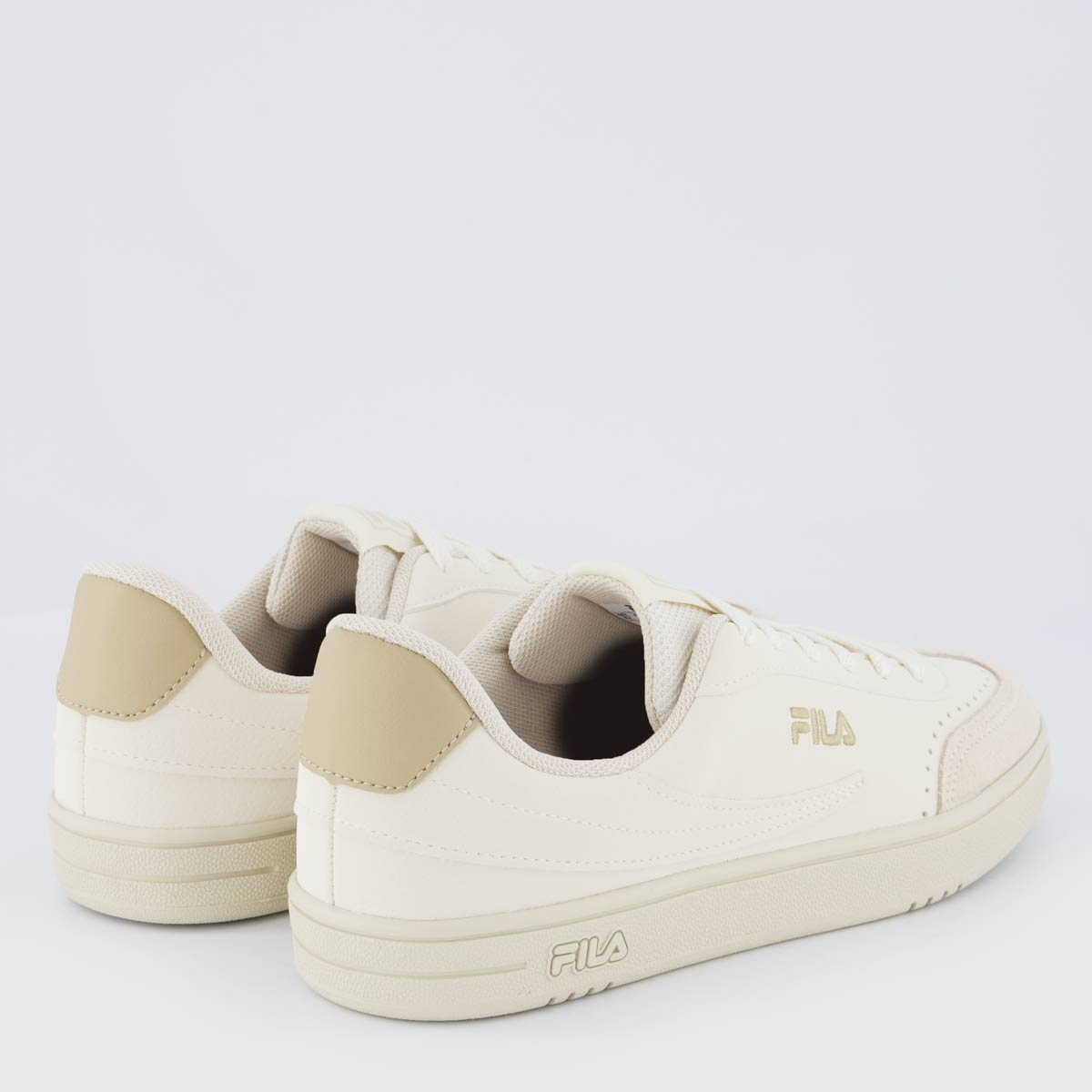 Tênis Fila Court 80 Feminino Bege Bege 3