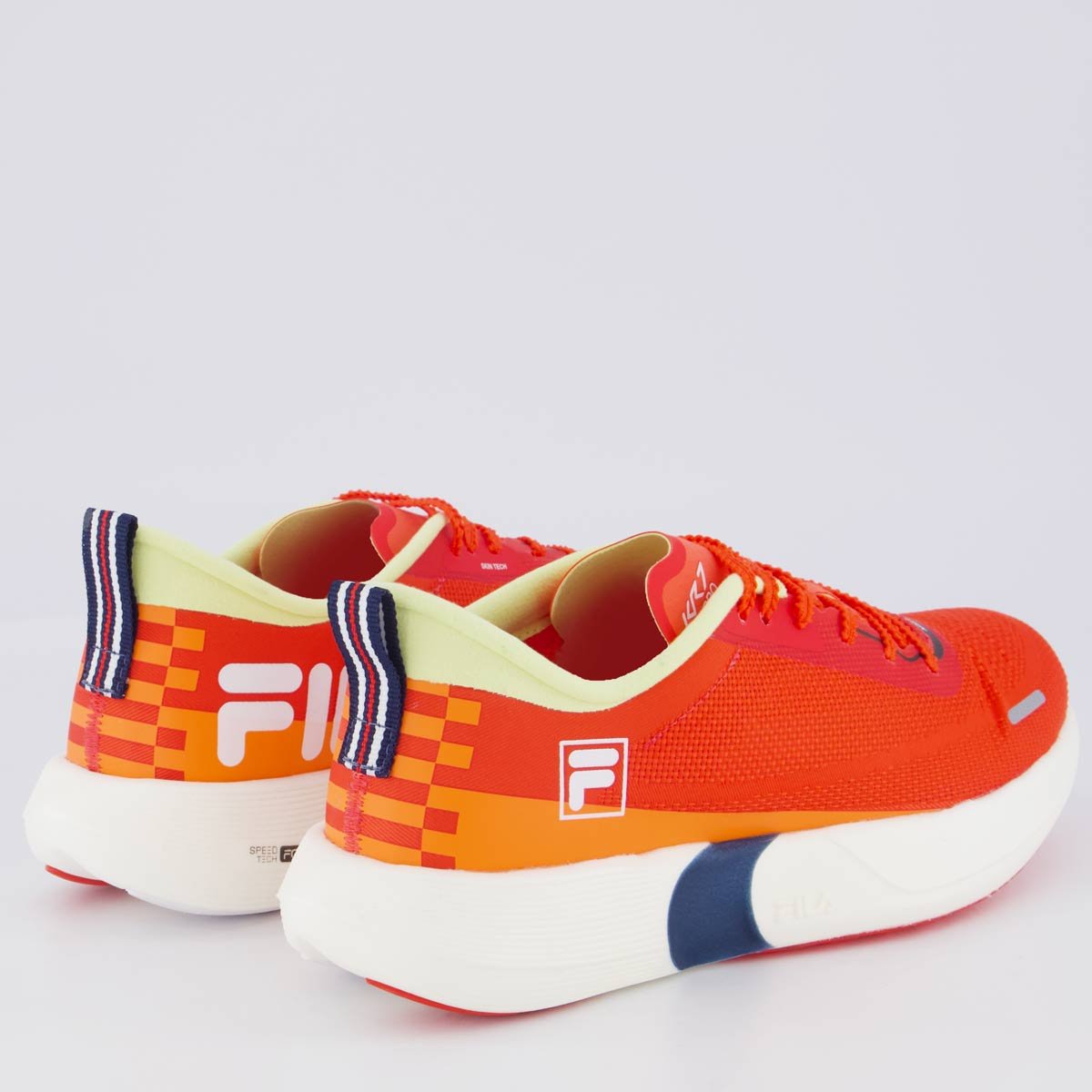 Tênis Fila KR7 Pro Feminino Vermelho Laranja 3