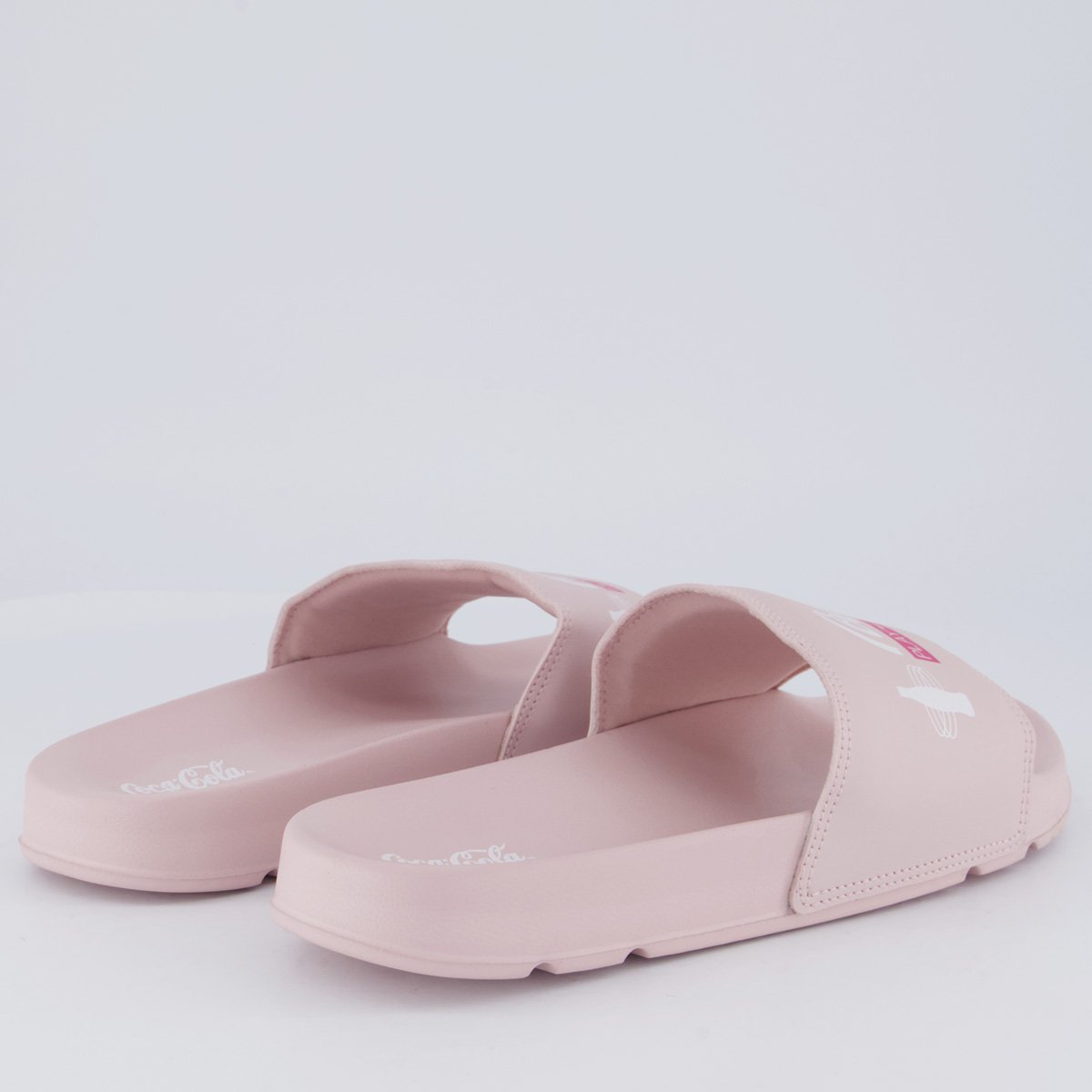 Chinelo Coca Cola Slide Wave Play Feminino Rosa Rosa 4