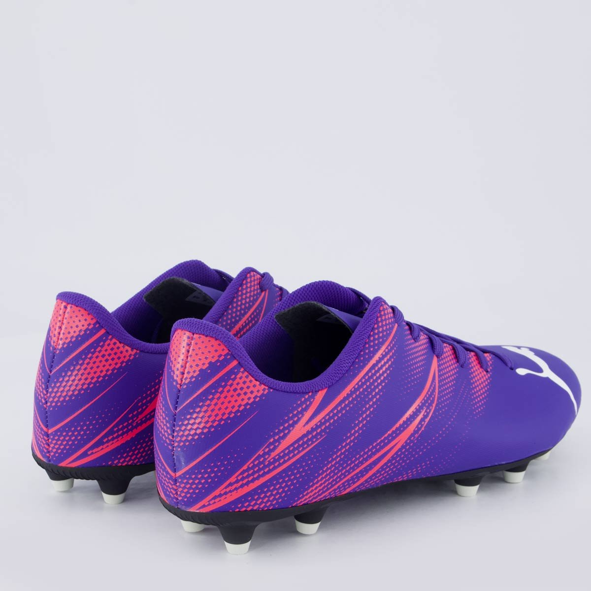 Chuteira Puma Attacanto FG/AG BDP Campo Roxa Roxo 3