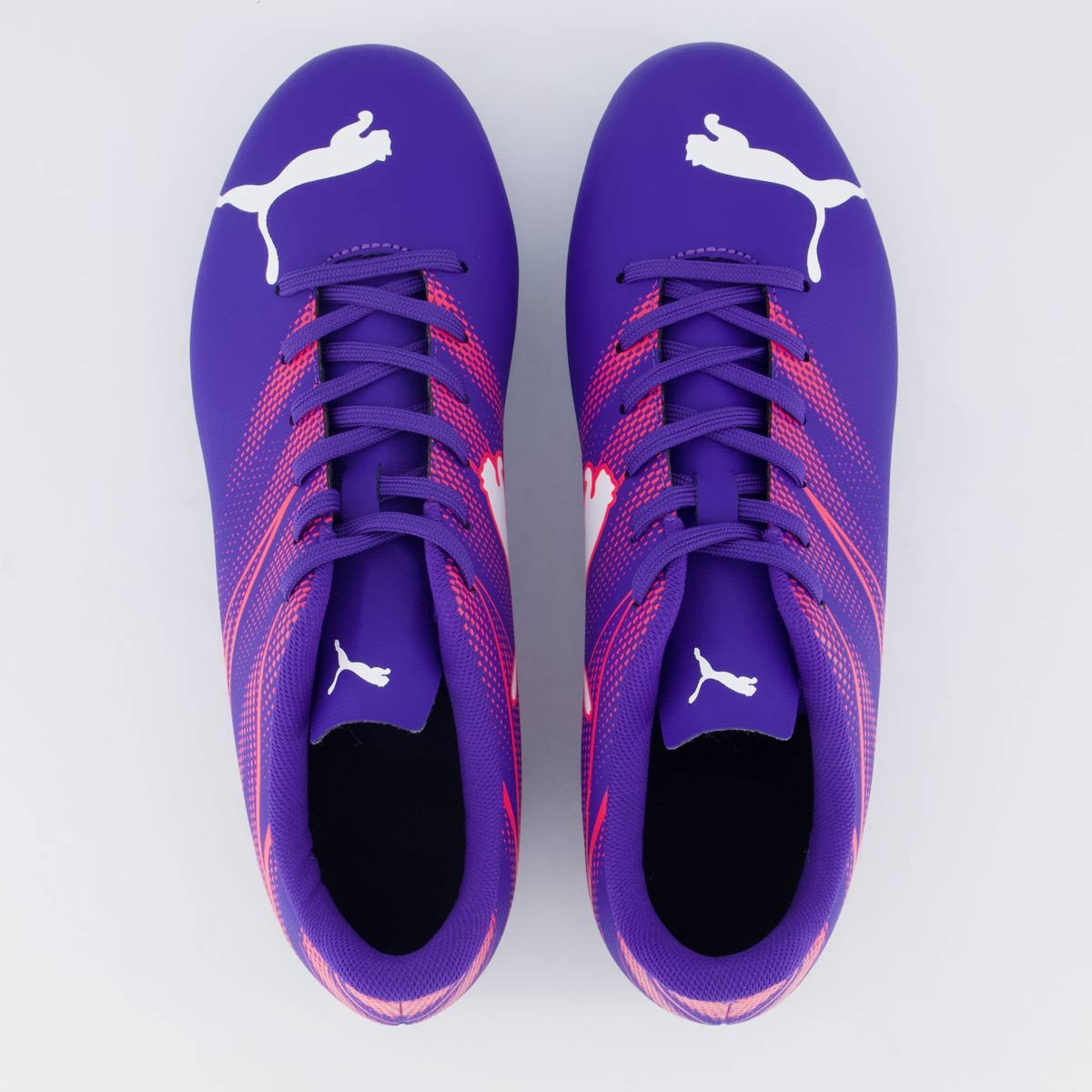 Chuteira Puma Attacanto FG/AG BDP Campo Roxa Roxo 4