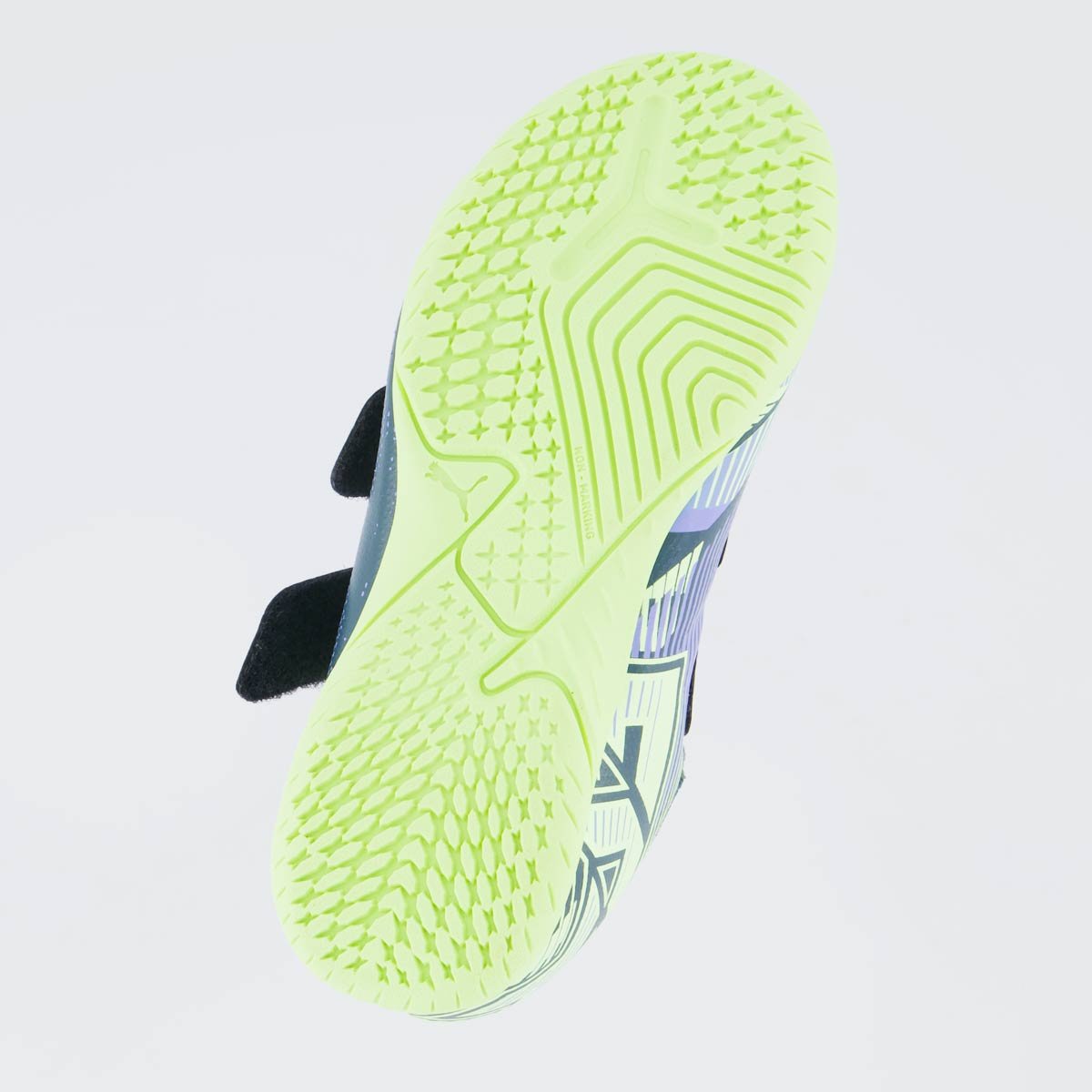 Chuteira Puma Future 7 Play IT V PS Juvenil Futsal Azul e Verde Verde 5