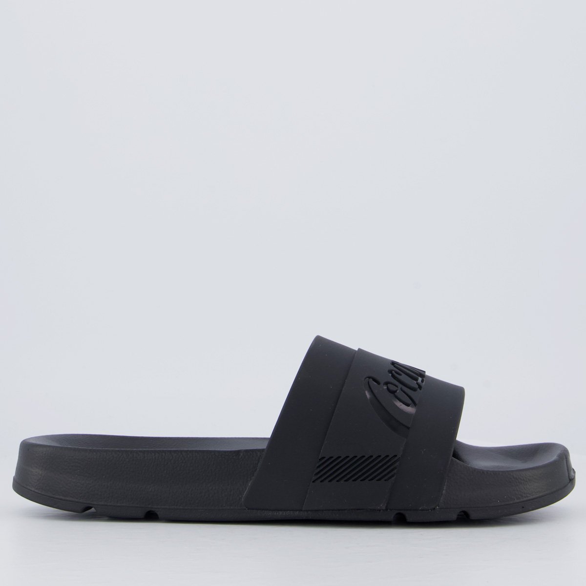 Chinelo Coca Cola Injetado Slide Elevate Preto Preto 2