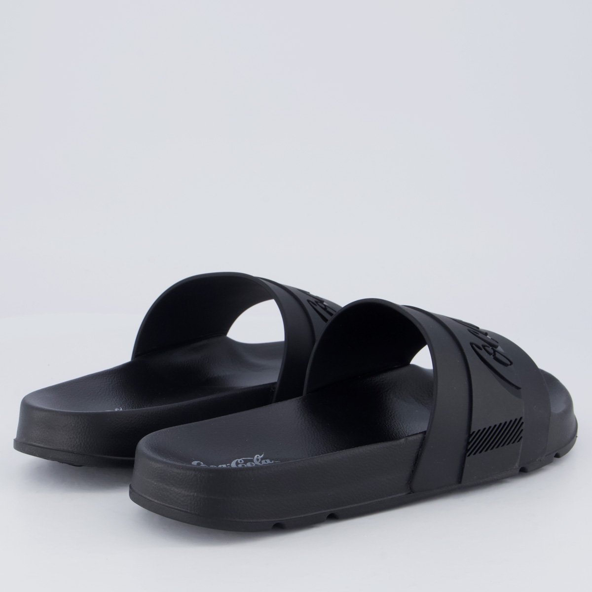 Chinelo Coca Cola Injetado Slide Elevate Preto Preto 4