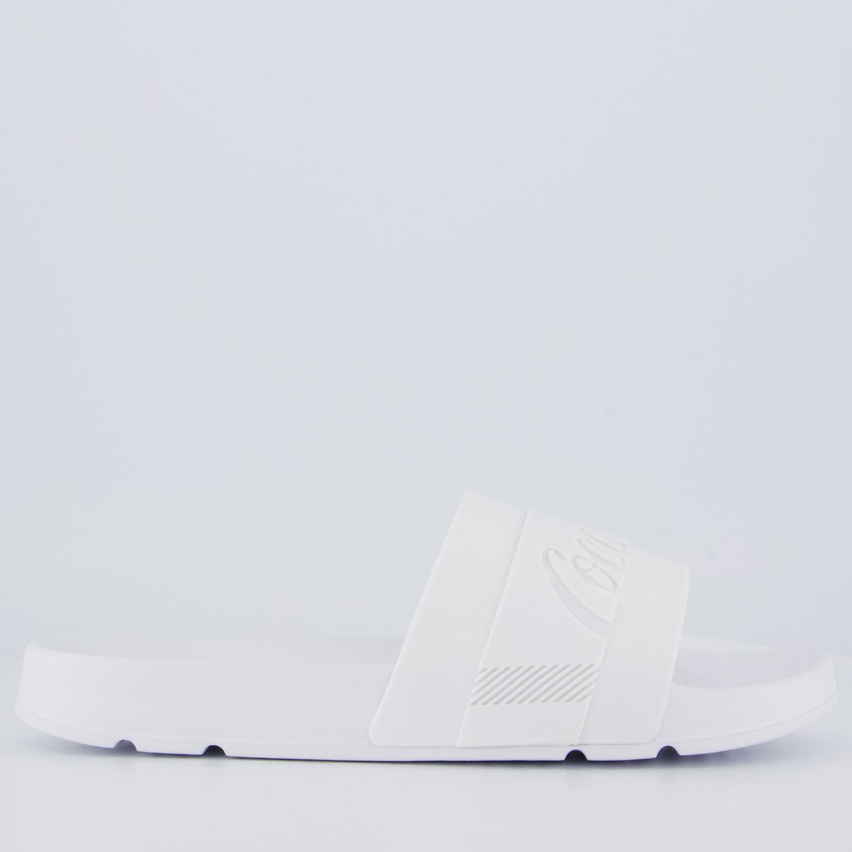 Chinelo Coca Cola Injetado Slide Elevate Branco Branco 2