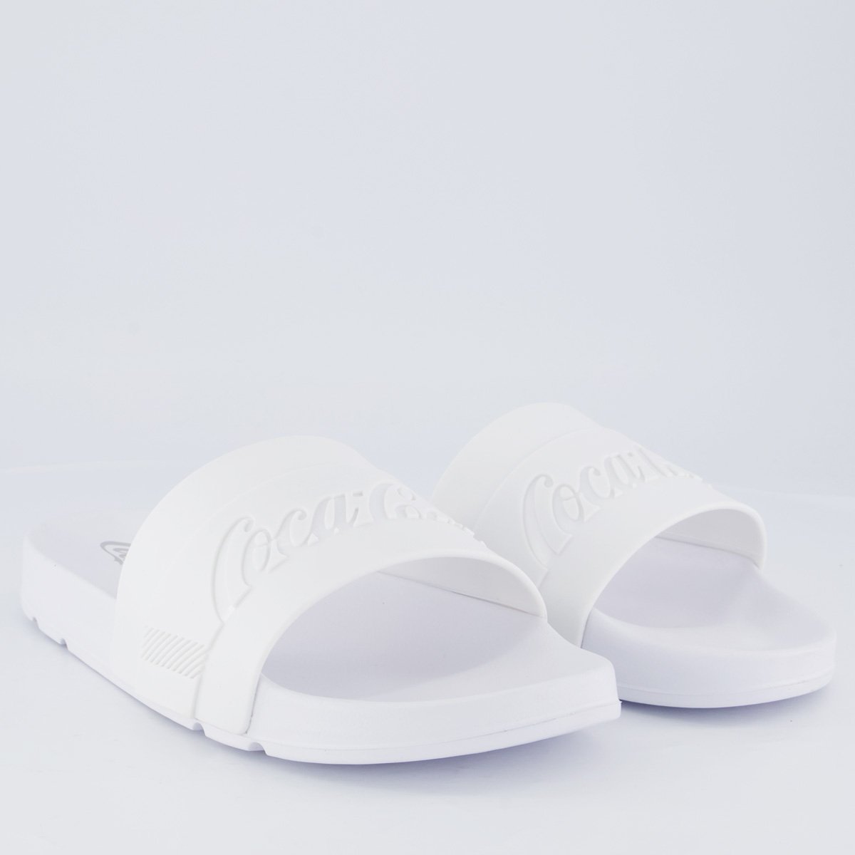 Chinelo Coca Cola Injetado Slide Elevate Branco Branco 3