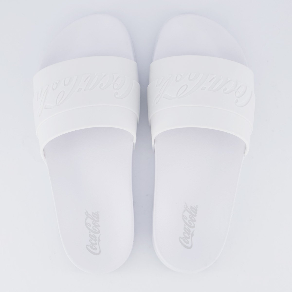Chinelo Coca Cola Injetado Slide Elevate Branco
