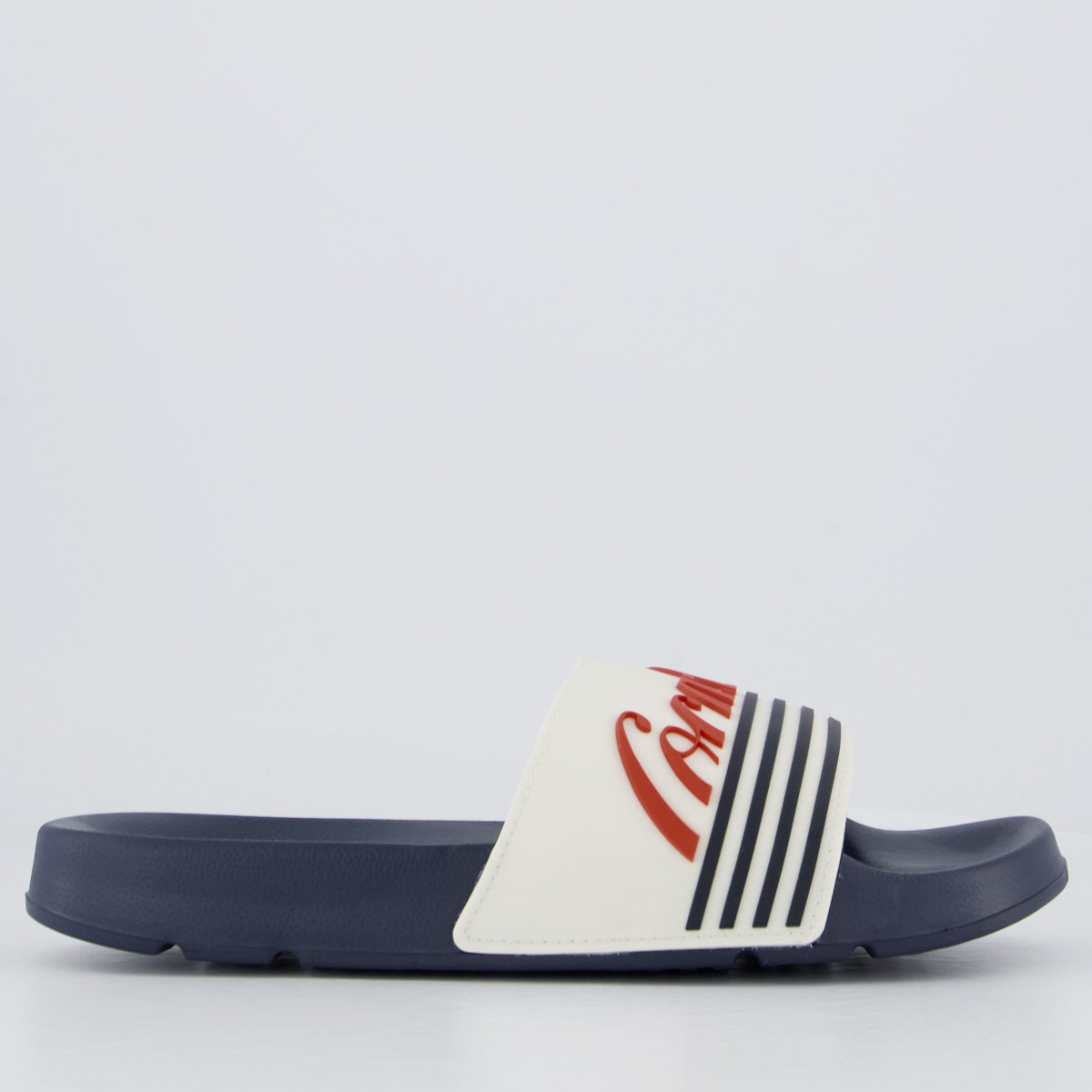 Chinelo Coca Cola Slide Motion Marinho e Off White Off White 2