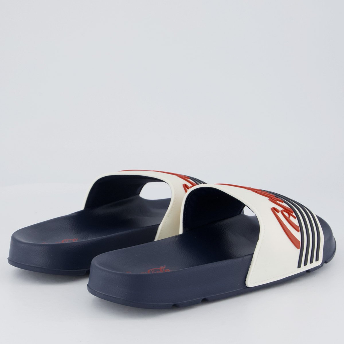 Chinelo Coca Cola Slide Motion Marinho e Off White Off White 4