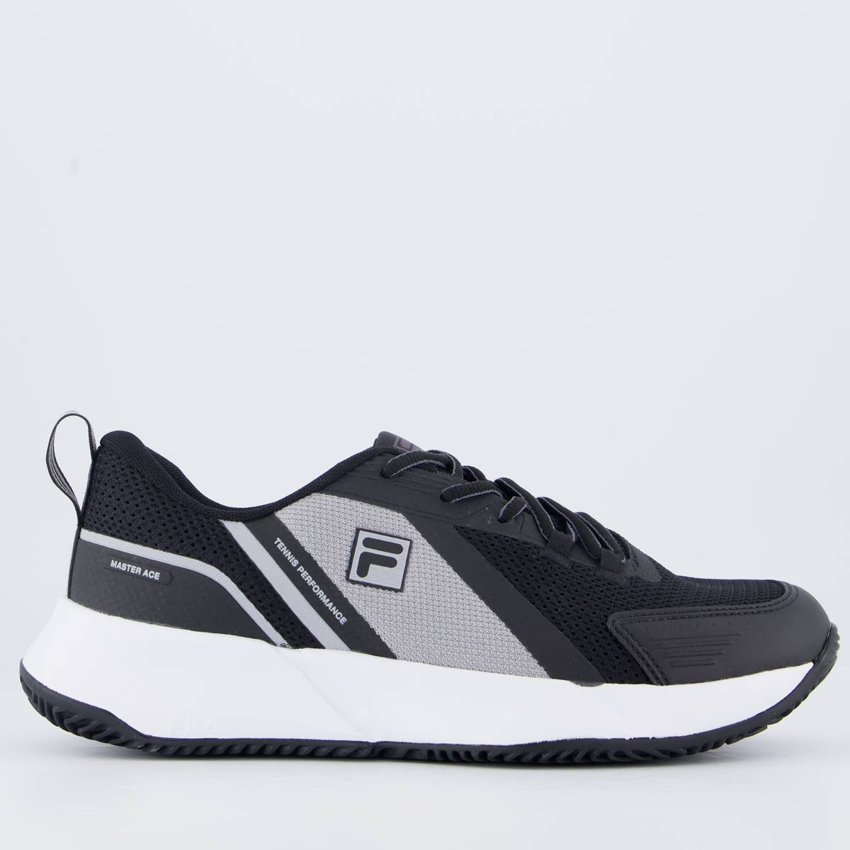 Tênis Fila Master Ace Preto e Cinza
