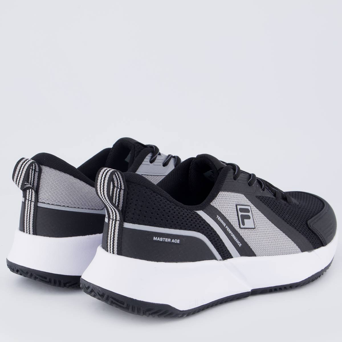 Tênis Fila Master Ace Preto e Cinza Preto 3