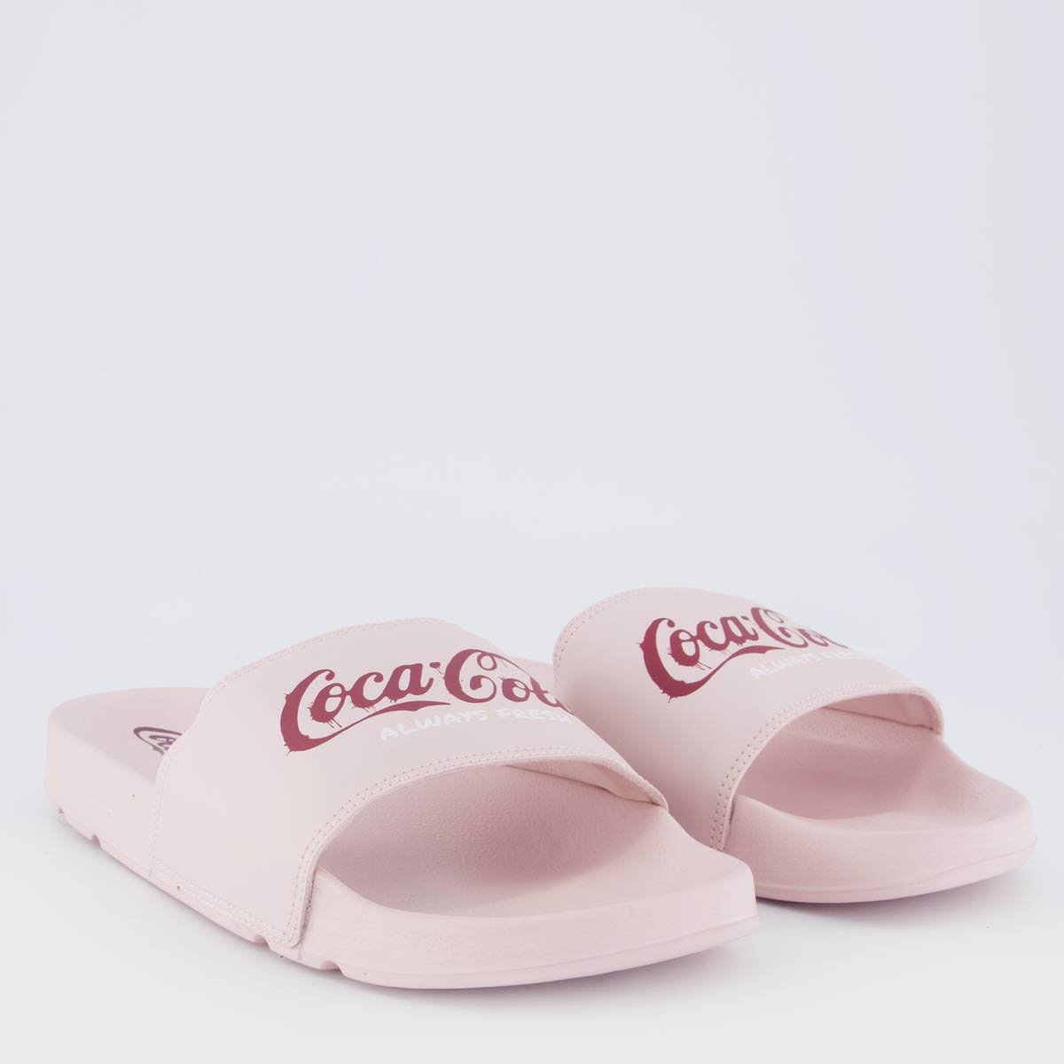Chinelo Coca Cola Slide Graff Feminino Rosa Rosa 3