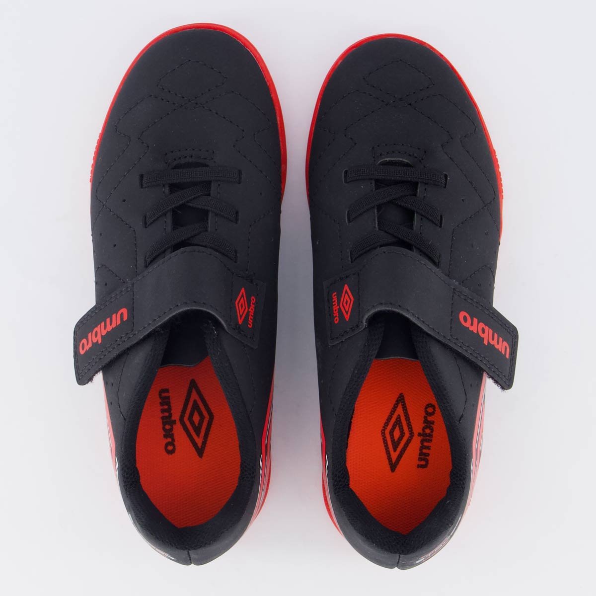 Chuteira Umbro Neo Striker Infantil Preta e Vermelha Preto 4