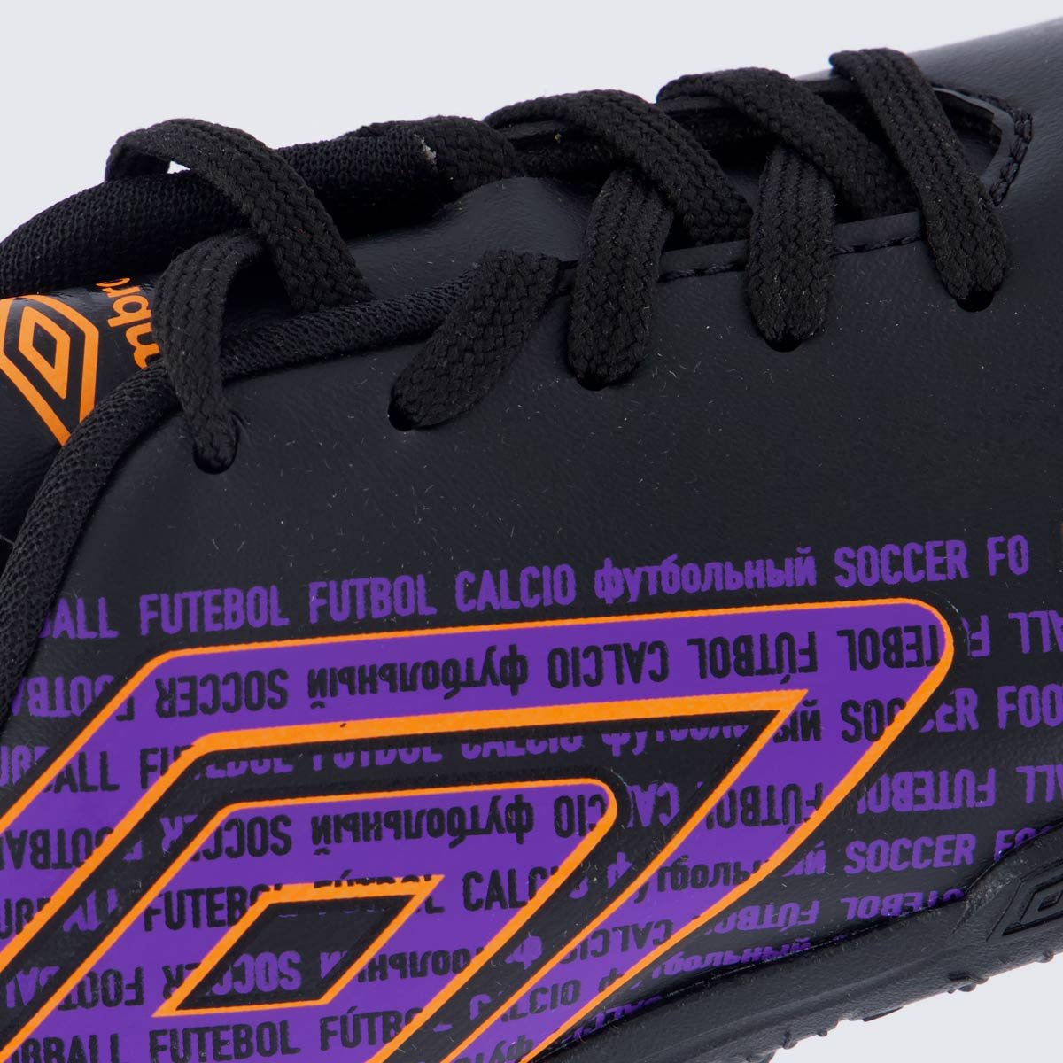 Chuteira Umbro Football Society Juvenil Preta Preto 7