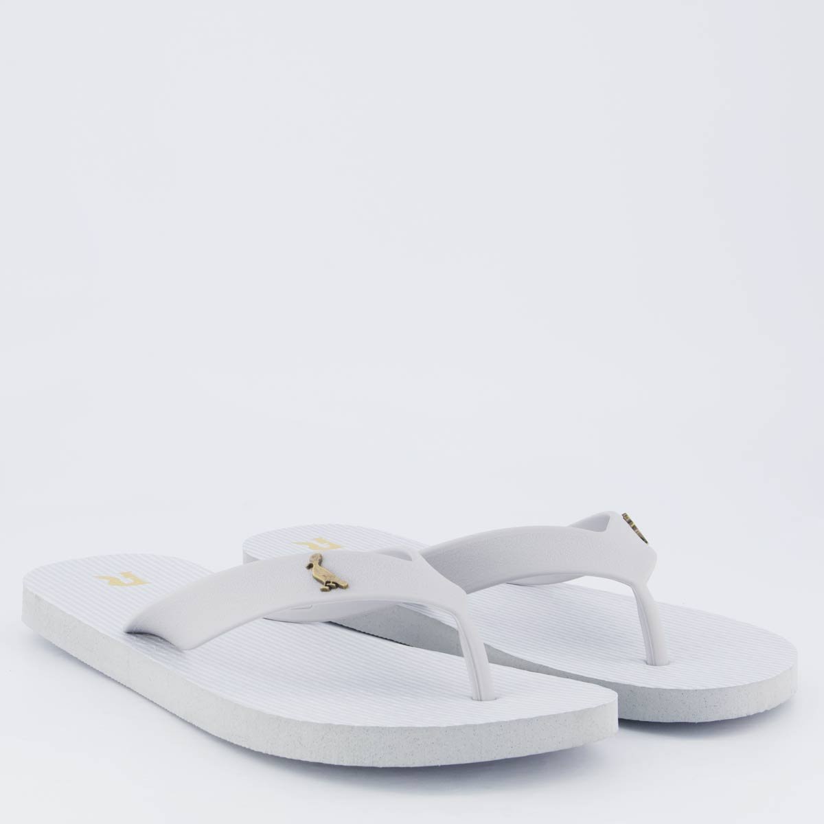 Chinelo Reserva Botanical Cinza Branco 3