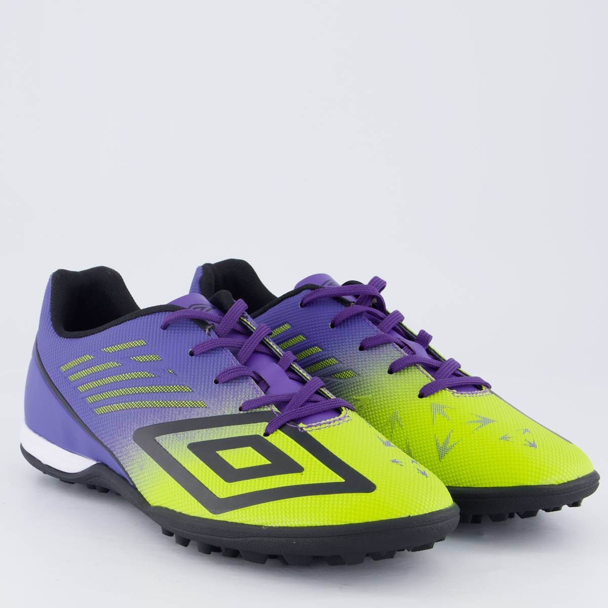 Chuteira Umbro Velocita Décimo Club Society Verde e Roxa Roxo 2