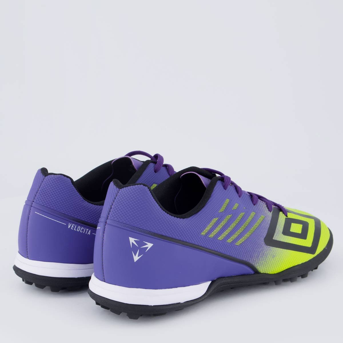Chuteira Umbro Velocita Décimo Club Society Verde e Roxa Roxo 3