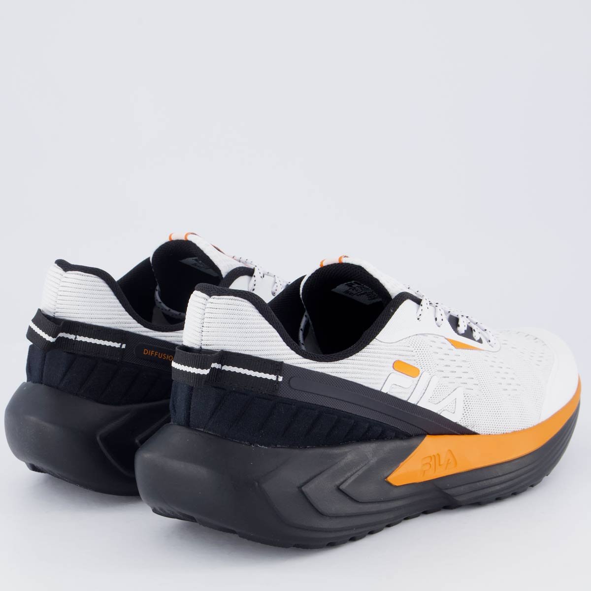 Tênis Fila Diffusion Branco e Preto Branco 3