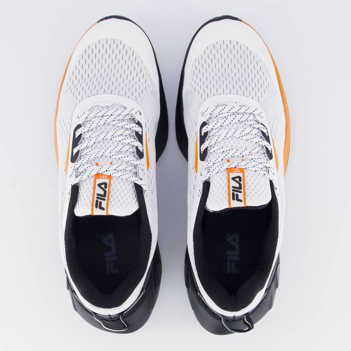 Tênis Fila Diffusion Branco e Preto Branco 4