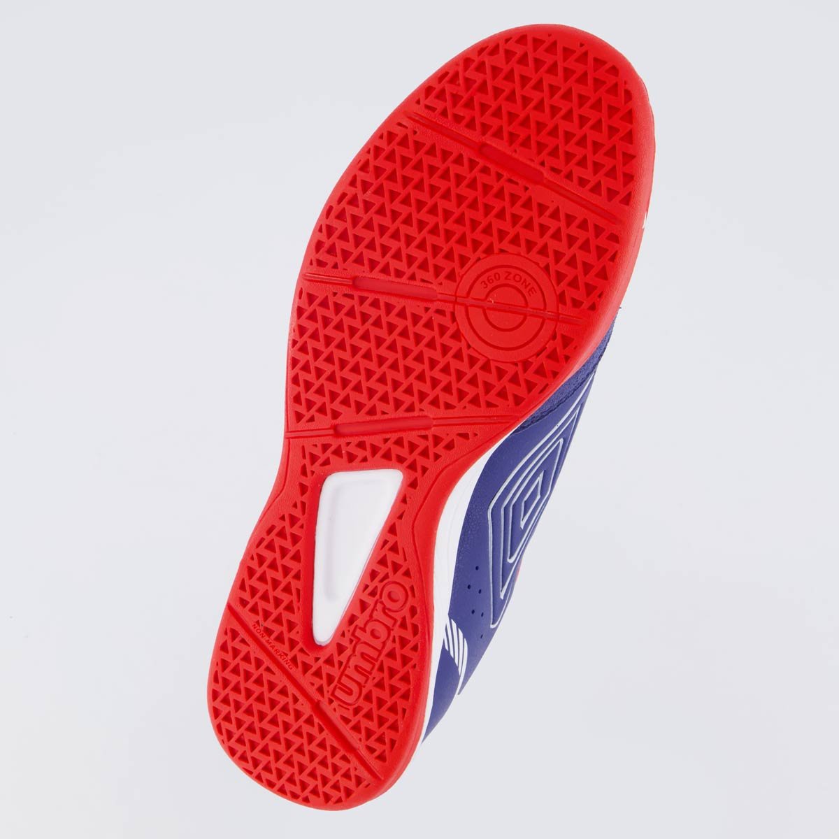 Chuteira Umbro Neo-Comfort Futsal Marinho e Vermelho Azul 5