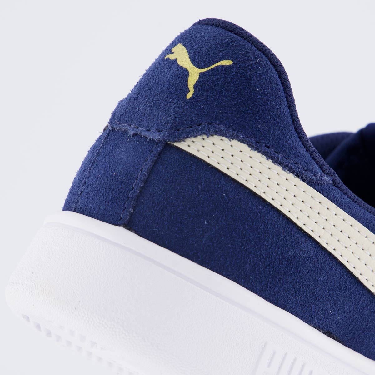 Tênis Puma Smash V3 BDP Azul Marinho e Dourado Azul 6